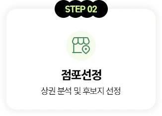 STEP 02 점포선정